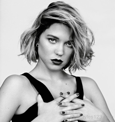 Lea Seydoux Chin Length Hair