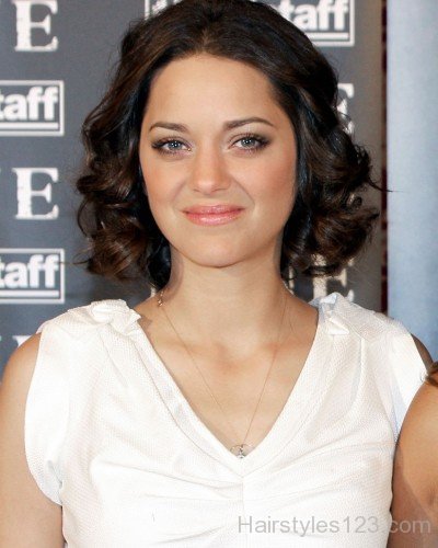 Marion Cotillard Short Curly Hairstyle