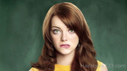 Medium Hairstyle Of Emma Stone-em39bl39