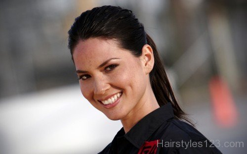 Olivia Munn High Ponytail