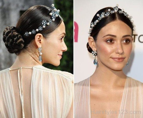 Pretty Wedding Hairstyle Emmy Rossum-1ra91