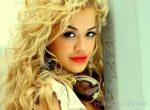 Rita Ora Golden Hair-rt121