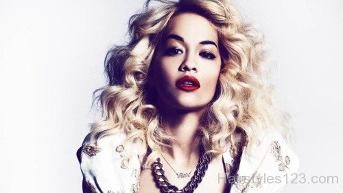 Rita Ora Medium Curly Hair-rt135