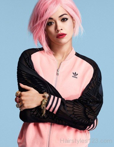 Rita Ora Pink Hair-CB145-rt141