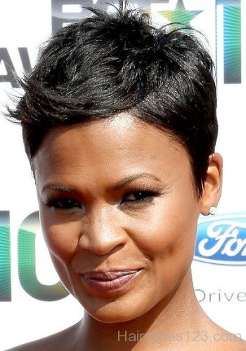 Short Hairstyle For Black Women-1sh40bl40