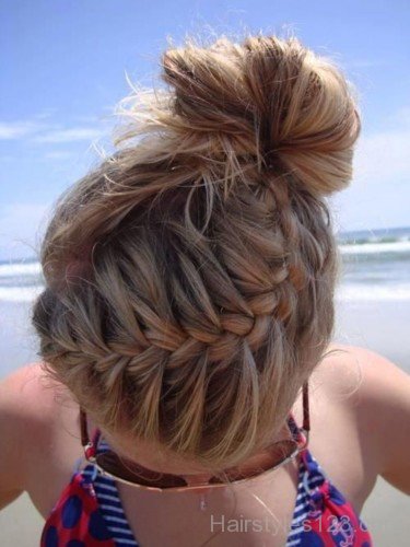 Side Braided Bun-1ra106