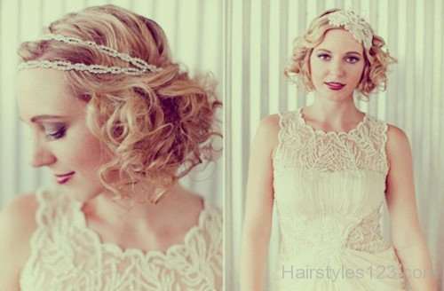Wedding Hairstyle for Short Hair-1ra124
