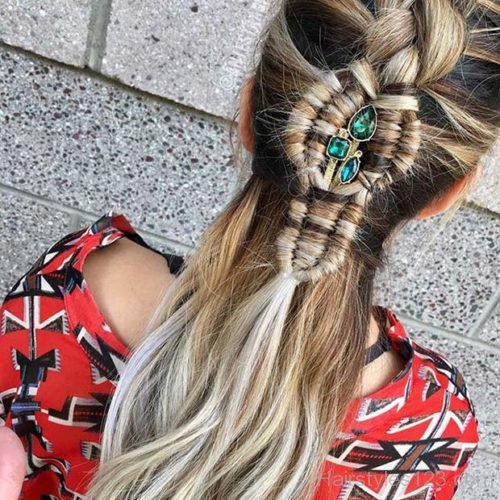 Accessorized Braided Style