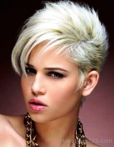 Asymmetrical Short Hairstyle