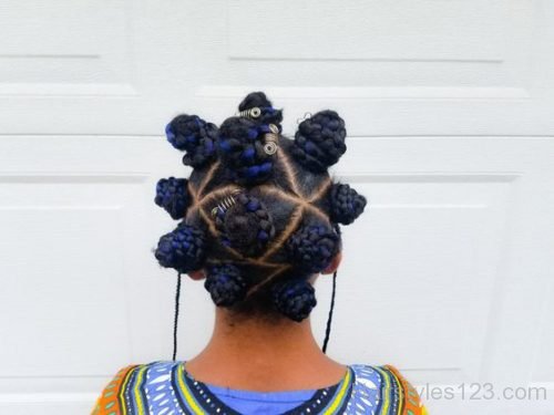 Bantu knots for little kids