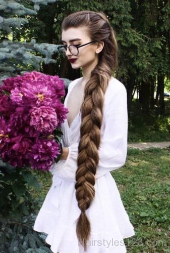 Beautiful long braid