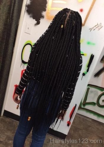 Beautiful long braids