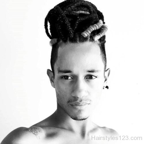 Black Man Hairstyle with Dreadlocks