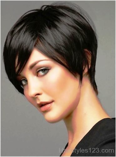 Black Short Haircut