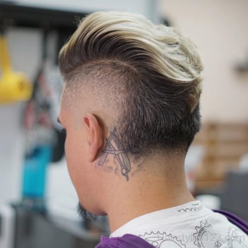 Blonde Undercut Hairstyle