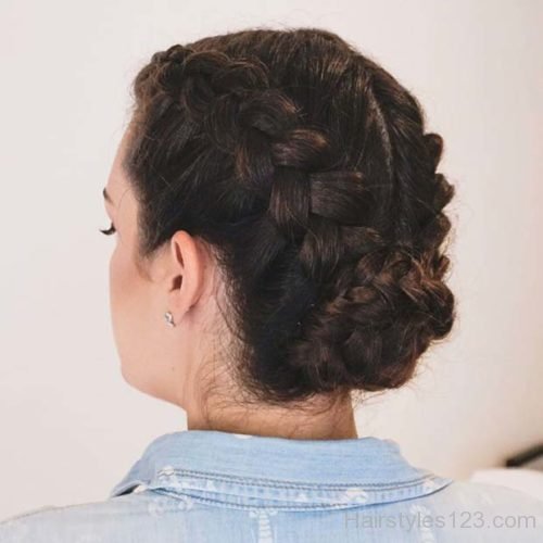 Boxer Braid Bun