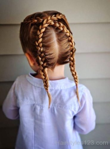Braid with crossover style