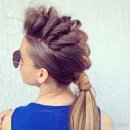 Braided Faux Hawk