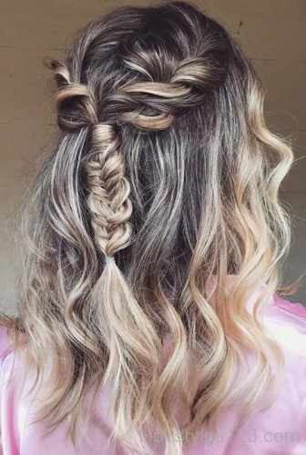 Braided Half Updo