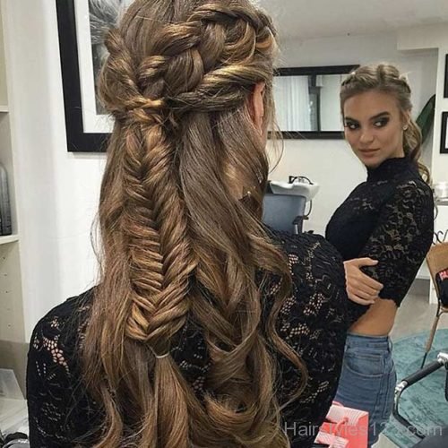 Braided Half Updo