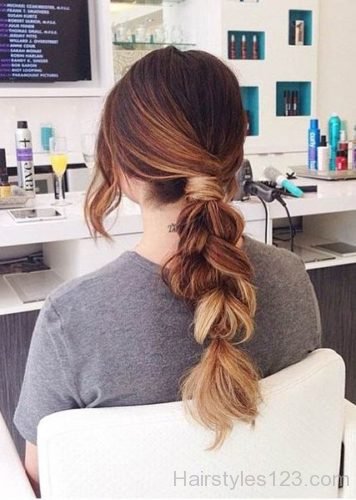 Braided Low Ponytail