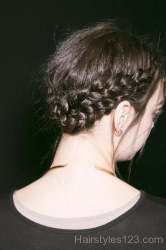 Braided updo