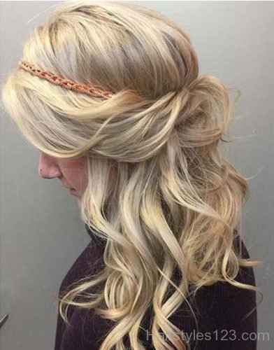 Bridal Hairstyle with Headband