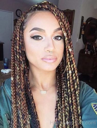 Brown Shaded Braids