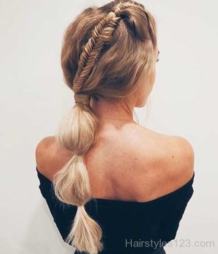 Bubble Low Ponytail