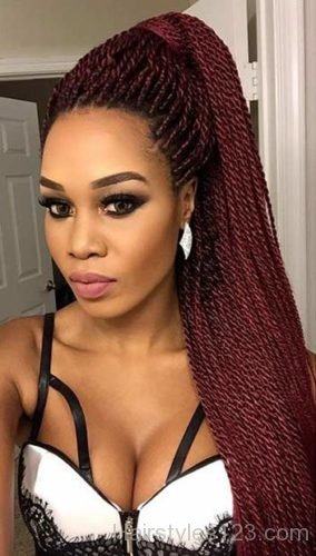 Burgundy Micro Twists