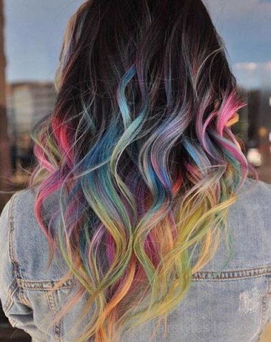 Colorful Ombre hair