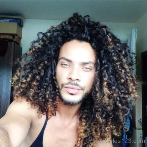 Curly Hairstyles for Black Men