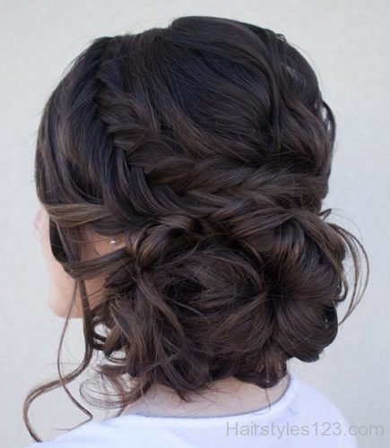 Curly Side Bun