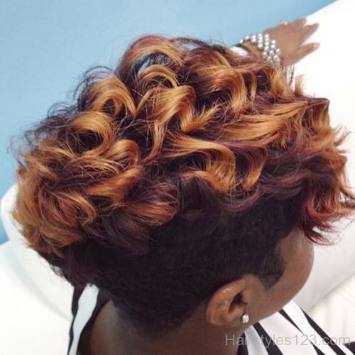 Curly short Hairstyle