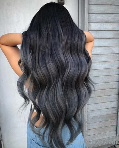 Dark Grey Hair