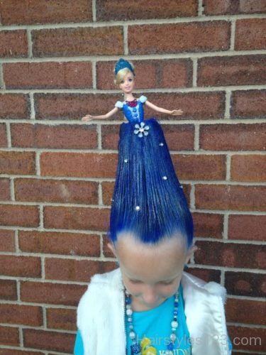 Doll hairstyle for Little girls