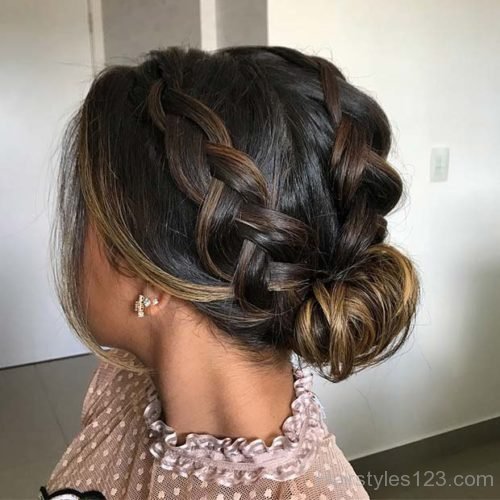 Double Braided Updo