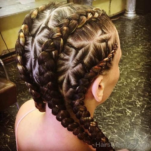 Dutch Braid Cornrows