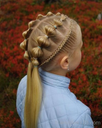 Easy kids hairstyle