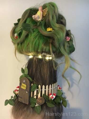 Fairy house hair