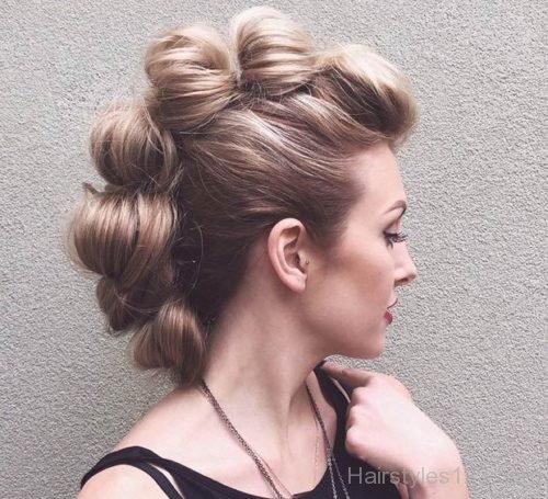 Faux Hawk Updo