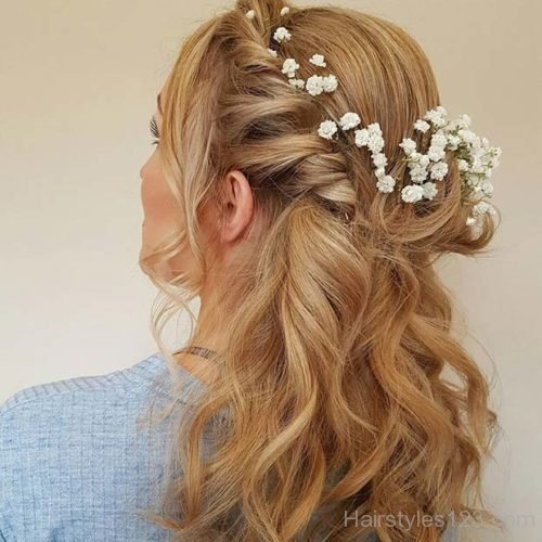 Floral Bridal Hair