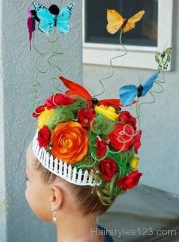 Floral hair