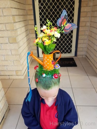 Flower pot Hairstyle