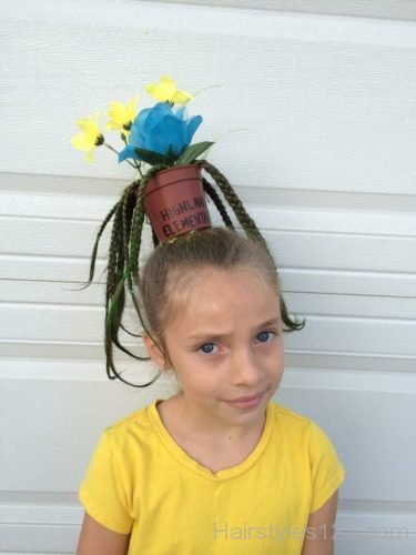 Flower pot braids