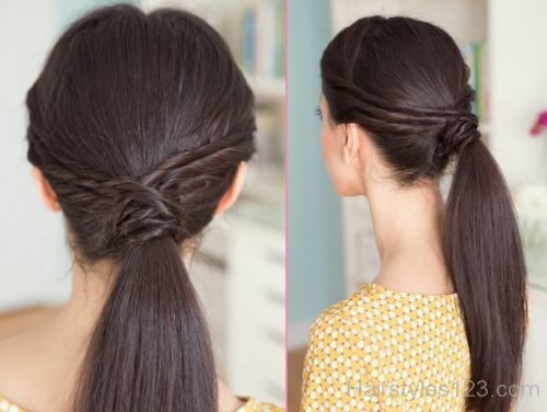 French Twist Ponytail