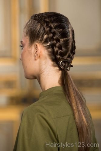French ponytails