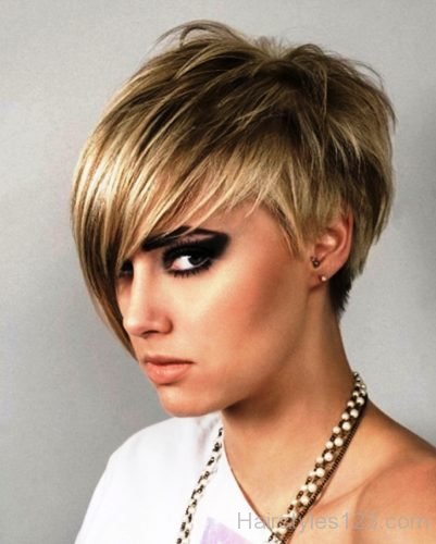 Girlish Short Hairstyle