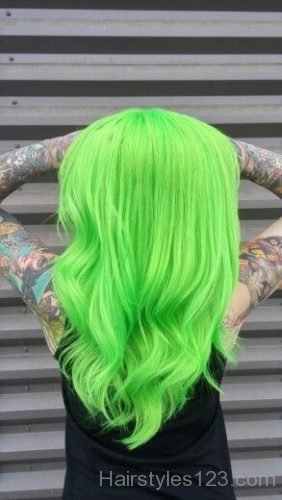 Green hair