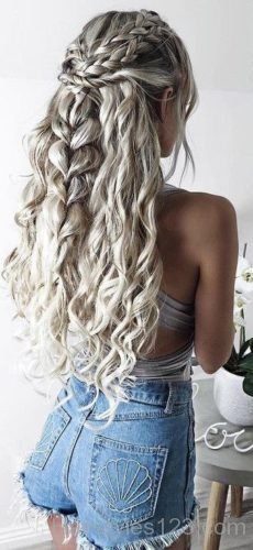 Grey Curly Hair